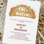 Taco 'Bout Love Couples Ducha Invitación a Fiesta<br><div class="desc">Taco 'Bout Love invitación a una fiesta de fiesta de la ducha de bodas. Puede personalizar el texto para que se ajuste a su evento.</div>