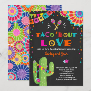 Taco Bout Love Fiesta Invitación a la ducha de par