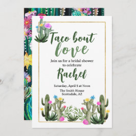 Taco Bout Love I Bridal Shower Invitación