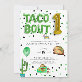 Taco Bout One | Primera invitación de cumpleaños