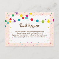 Taco Bout, tarjeta de solicitud de libro para bebé