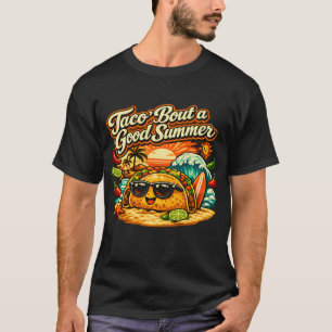 Taco ’Bout un Buen Verano Retro Camiseta de Playa 