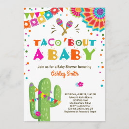 Taco Bout una invitación a la fiesta del bebé