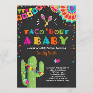 Taco Bout una invitación a la fiesta del bebé