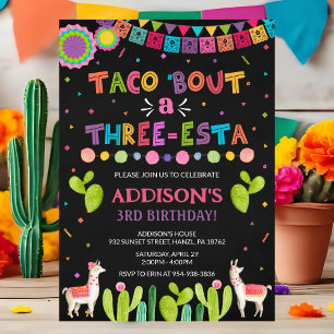 Taco Bout una invitación a Three Esta   Cumpleaños