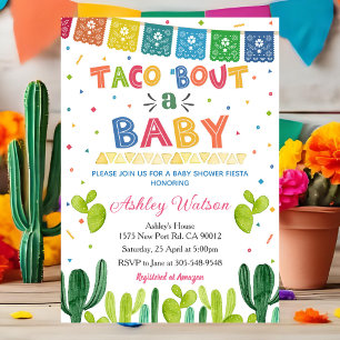 Taco 'Bout una invitación a una fiesta de bebé Fie