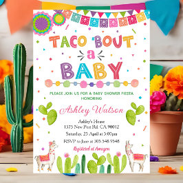 Taco 'Bout una Invitación de Fiesta de Baby Shower