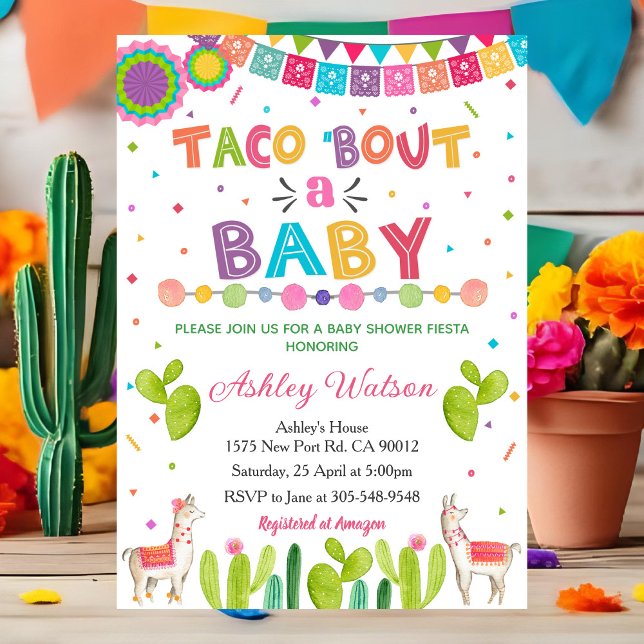 Taco 'Bout una Invitación de Fiesta de Baby Shower (Subido por el creador)