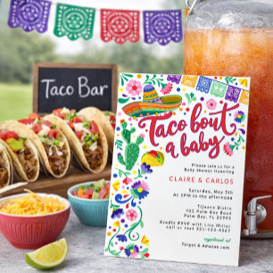 Taco 'Bout una Invitación para una Fiesta de Baby 