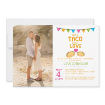 Taco Bridal Shower Invitación a Taco por amor