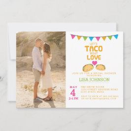Taco Bridal Shower Invitación a Taco por amor