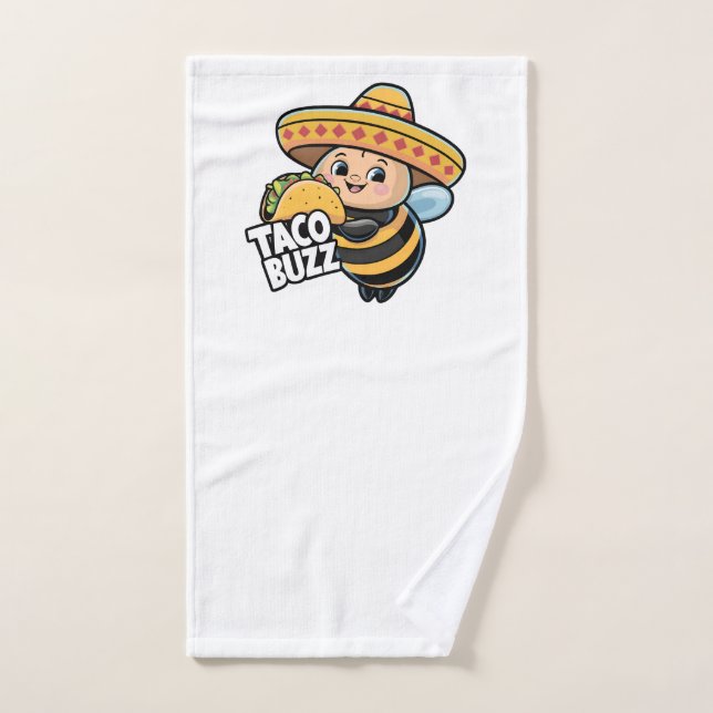 Taco Buzz Bumble Bee (Toalla de mano)