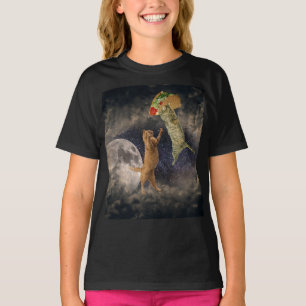 Taco Cats y la camiseta de la Luna y los Chicas de