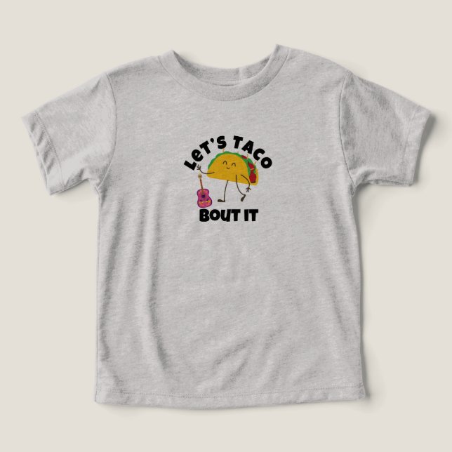 "Taco Guitar T-Shirt - Gracioso Tee Mexicano De Co (Diseño delantero )