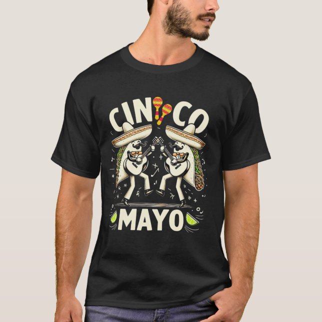 Taco Lover Food Cinco De Mayo Camiseta Clásica 202 (Anverso)