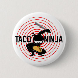 Taco Ninja Design - Botón redondo