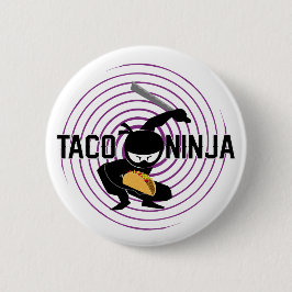 Taco Ninja Design - Botón redondo