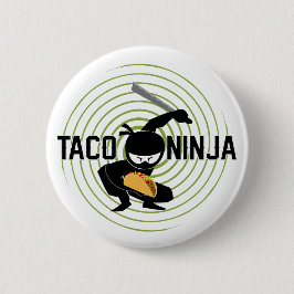 Taco Ninja Design - Botón redondo