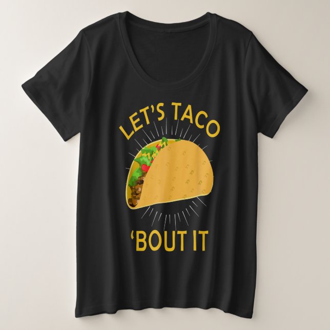 taco sobre esto - regalo de taco cinco de mayo (Anverso del diseño)