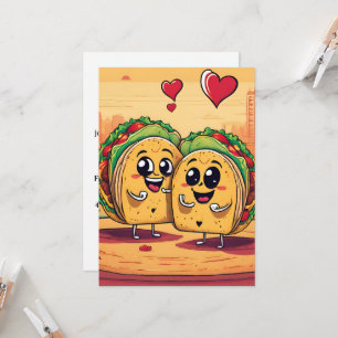 taco sobre invitaciones de amor