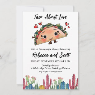 taco sobre invitaciones de amor