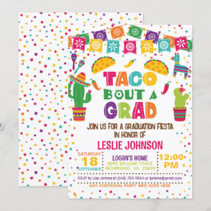 Taco Sobre una Invitación de Graduación