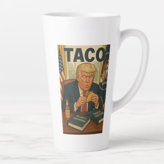 taCO Trump taza de café. (Derecha)