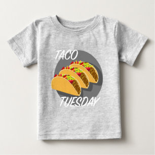 Taco Tuesday Design - Baby Fine Jersey T-Shirt
