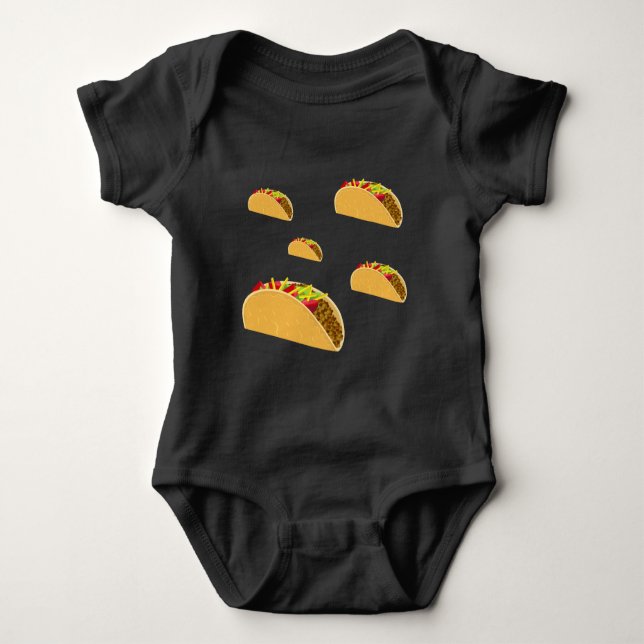 Taco Tuesday Design - Baby Jersey Bodysuit (Anverso)