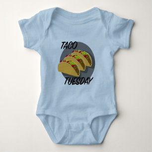 Taco Tuesday Design - Baby Jersey Bodysuit