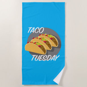 Taco Tuesday Design - Toalla de playa