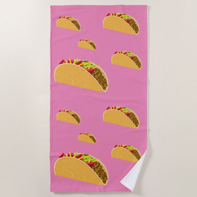 Taco Tuesday Design - Toalla de playa (Anverso)