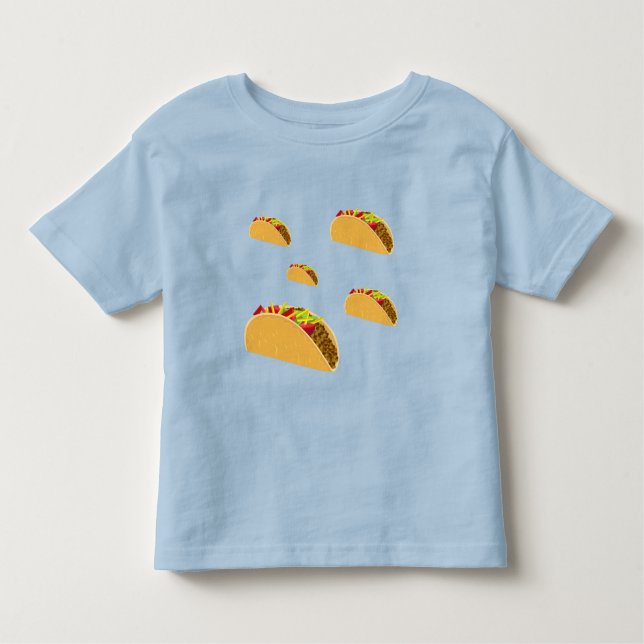 Taco Tuesday Design - Toddler Fine Jersey T-Shirt (Anverso)