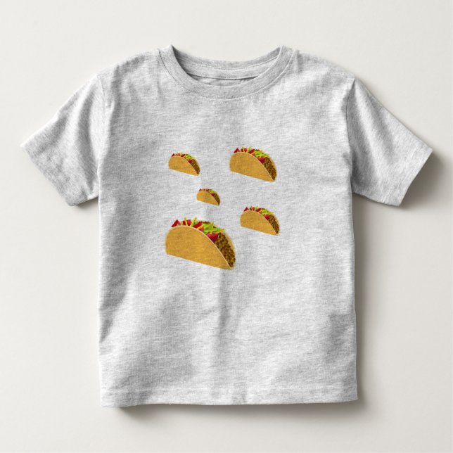 Taco Tuesday Design - Toddler Fine Jersey T-Shirt (Anverso)