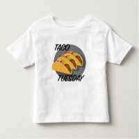 Taco Tuesday Design - Toddler Fine Jersey T-Shirt