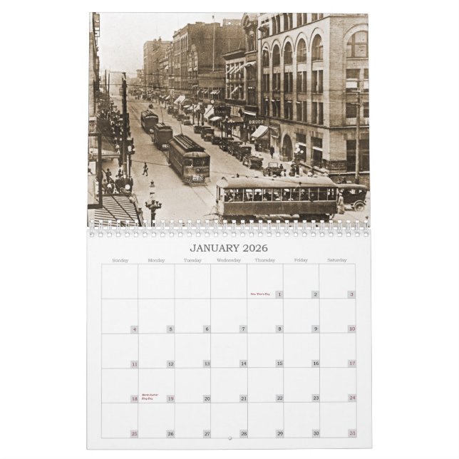 Tacoma histórica, "la ciudad calendario del (Jan 2026)