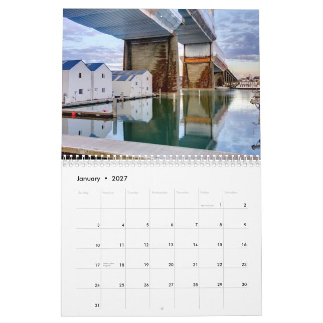 Tacoma, WA. Calendario 2013. de la ciudad (Jan 2027)