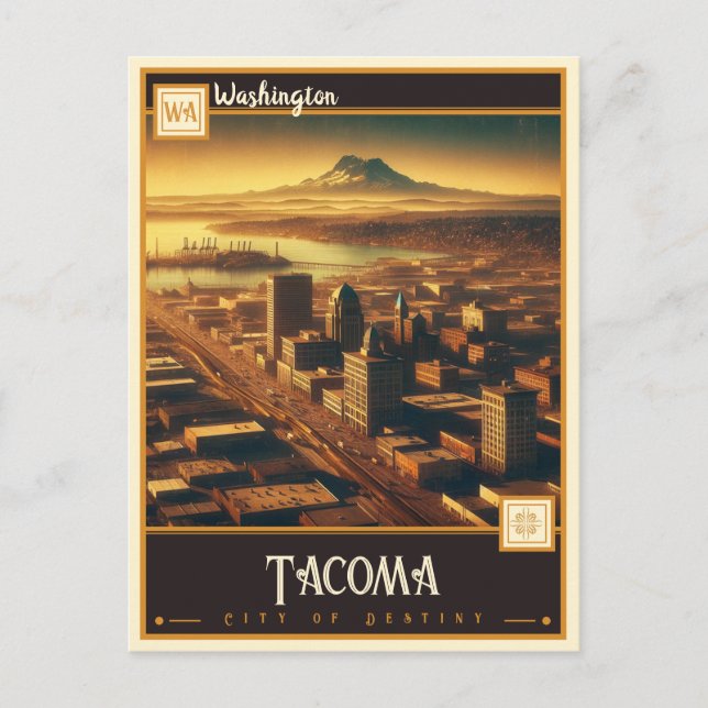 Tacoma, Washington| Postales antiguas (Anverso)