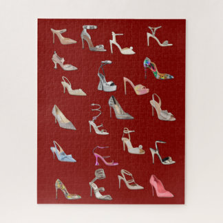 Tacones altos Stilettos Moda Zapatos Puzzle