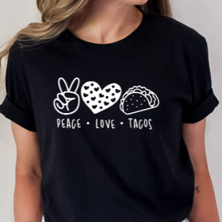 Tacos de amor por la paz, martes de taco, camiseta