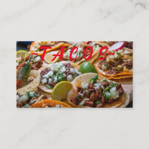 Tacos de tarjetas de presentación