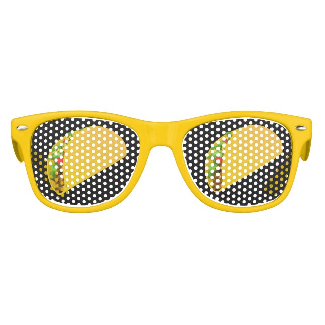 TACOS NOVEDAD FUNNY Fiesta Gafas de sol (Anverso)