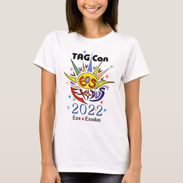 TAG Con 2022 Eos Exodus - Camiseta De La Convenció (Anverso)