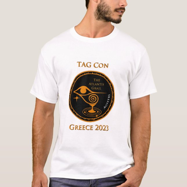 TAG Con Greece 2023 - Camiseta masculina (Anverso)