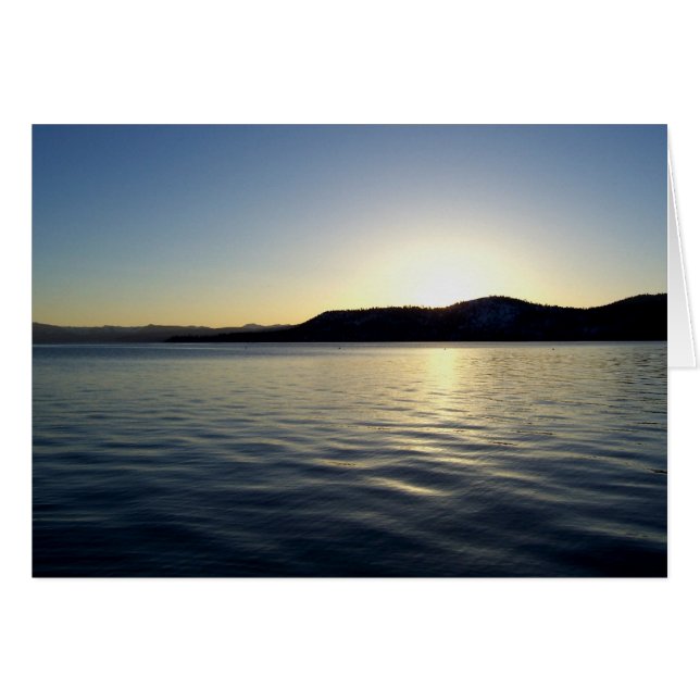 Tahoe Sunset (Anverso (Horizontal))