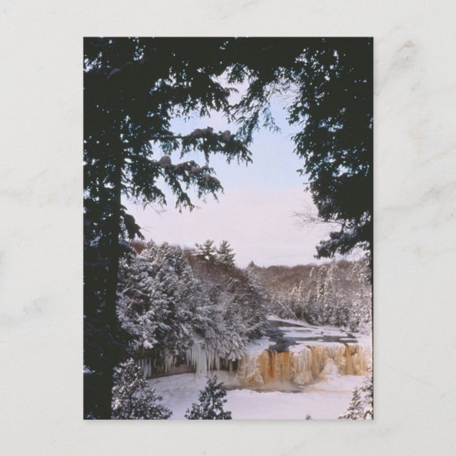 Tahquamenon cae postal de la península alta (Anverso)