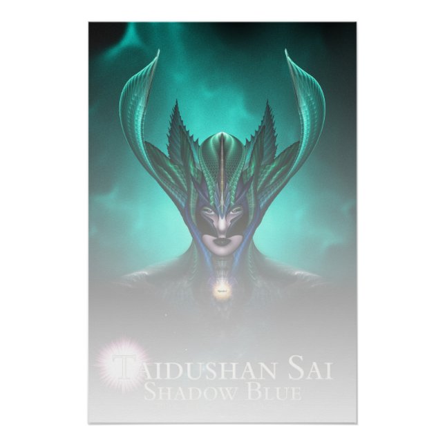 Taidushan Sai Shadow Blue TELGR Poster perfecto (Anverso)