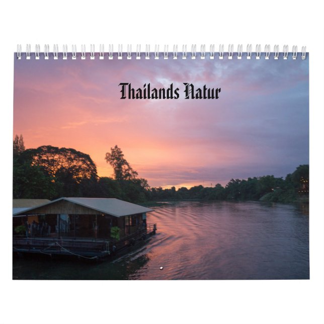 Tailandia física calendario (Tapa)