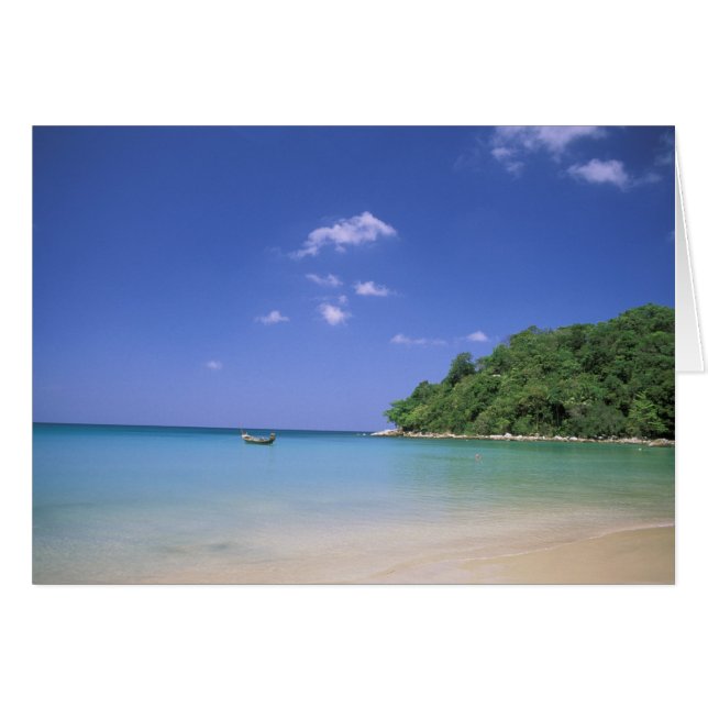 Tailandia, isla de Phuket. Playa. (Anverso (Horizontal))