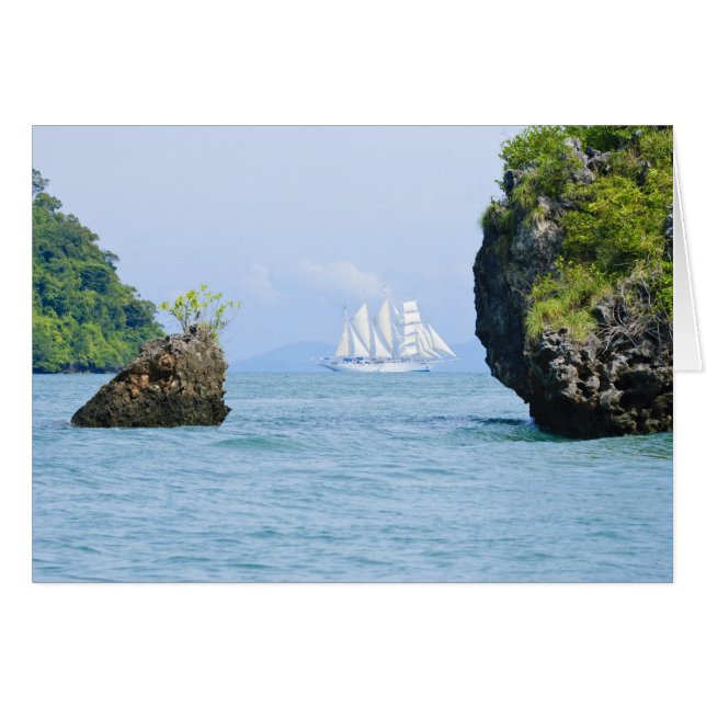 Tailandia, Mar de Andamán. Barco clíper Star Fyer  (Anverso (Horizontal))